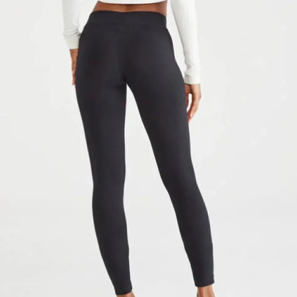 Aeropostale Mid-Rise Perfect Black Large Legging - Picture 1 of 8